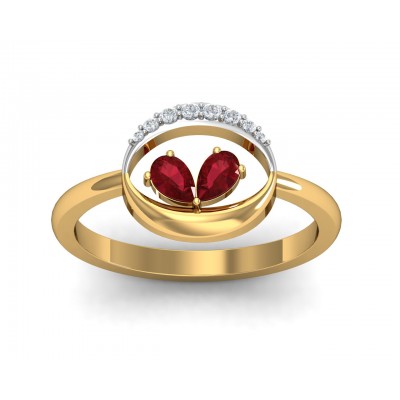 Chiti Ruby Diamond Ring